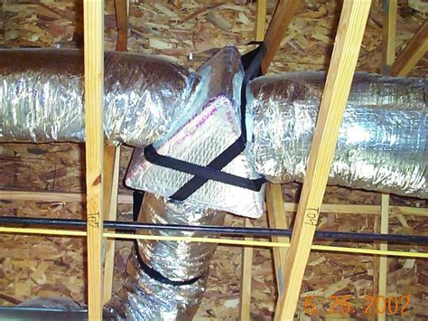 flex and duct board junction box|insulated flex duct installation.